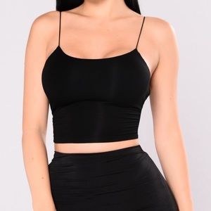 Fashion Nova black crop top